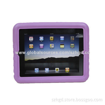Leather case for iPad 3 with stand function, simple and lightweight to carry and hold